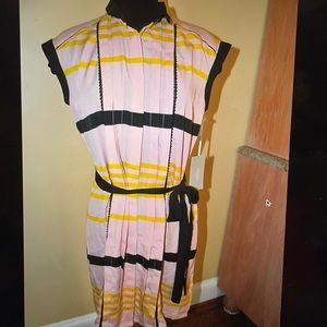 Jason Wu for Target Pink Black Pleated Dress Women’s Medium